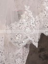 One-tier Ivory Cathedral Bridal Veils with Sequin/Applique #LDB03010075