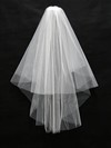 Two-tier White/Ivory Elbow Bridal Veils #LDB03010100