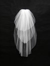 Three-tier White/Ivory Waltz Bridal Veils #LDB03010124