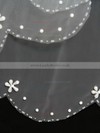 Two-tier White/Ivory Elbow Bridal Veils with Faux Pearl/Beading #LDB03010132