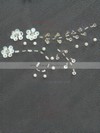 Two-tier Ivory/White Elbow Bridal Veils with Beading/Sequin #LDB03010139