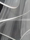 Four-tier White Fingertip Bridal Veils with Bone Binding #LDB03010145