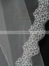 Four-tier White Chapel Bridal Veils with Beading/Applique #LDB03010148