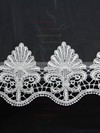 Four-tier White/Ivory Chapel Bridal Veils with Applique #LDB03010152