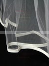 Two-tier White/Ivory Elbow Bridal Veils with Ribbon #LDB03010159