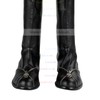 Women's Black Real Leather Closed Toe with Zipper #LDB03030298