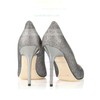 Women's Gray Sparkling Glitter Closed Toe #LDB03030299