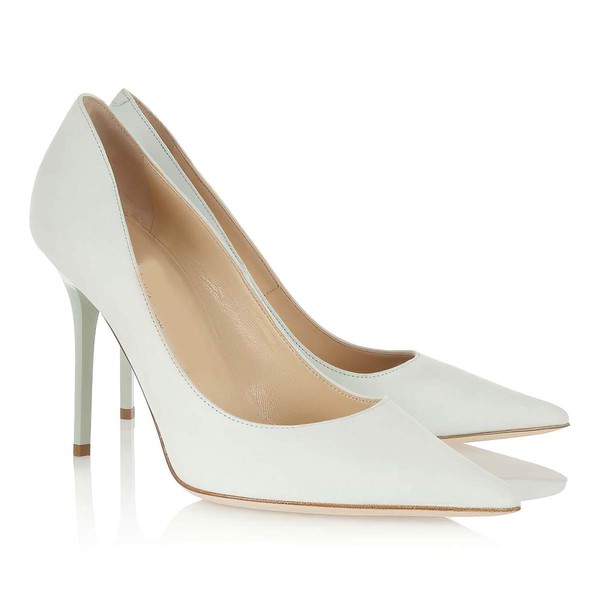 Women's Ivory Suede Closed Toe