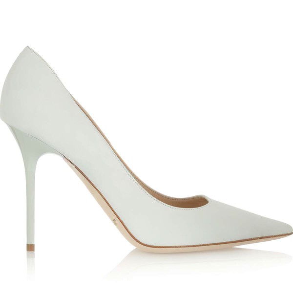 Women's Ivory Suede Closed Toe