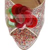 Women's Multi-color Sparkling Glitter Pumps with Rhinestone/Buckle/Flower #LDB03030345