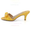 Women's Yellow Patent Leather Pumps with Buckle #LDB03030364