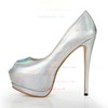 Women's Multi-color Patent Leather Pumps #LDB03030375