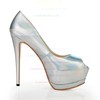 Women's Multi-color Patent Leather Pumps #LDB03030375