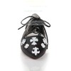 Women's Black Real Leather Closed Toe with Bowknot/Lace-up #LDB03030454