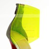 Women's  Patent Leather Pumps with Zipper #LDB03030492
