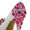 Women's  Patent Leather Pumps with Rhinestone/Crystal/Crystal Heel #LDB03030497