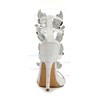 Women's White Patent Leather Pumps with Buckle #LDB03030510