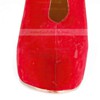 Women's Red Suede Pumps with Split Joint #LDB03030529