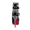 Women's Multi-color Leatherette Pumps with Buckle/Zipper/Crystal/Crystal Heel #LDB03030543
