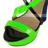 Women's Multi-color Patent Leather Pumps with Buckle/Zipper #LDB03030566