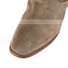 Women's Camel Suede Ankle Boots with Split Joint #LDB03030614