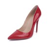 Women's Red Patent Leather Stiletto Heel Pumps #LDB03030672