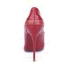 Women's Red Patent Leather Stiletto Heel Pumps #LDB03030672