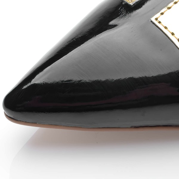 Women's Multi-color Patent Leather Stiletto Heel Pumps #LDB03030685