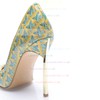 Women's Multi-color Leatherette Stiletto Heel Pumps #LDB03030690