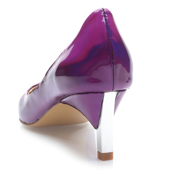 purple kitten heel shoes uk