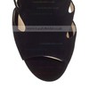 Women's Black Suede Stiletto Heel Pumps #LDB03030786