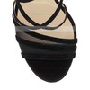 Women's Black Suede Stiletto Heel Pumps #LDB03030787
