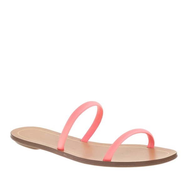 Women's Pink Real Leather Flat Heel Flats #LDB03030800