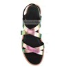 Women's Multi-color Real Leather Flat Heel Sandals #LDB03030802