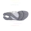 Women's Silver Patent Leather Flat Heel Sneakers #LDB03030813