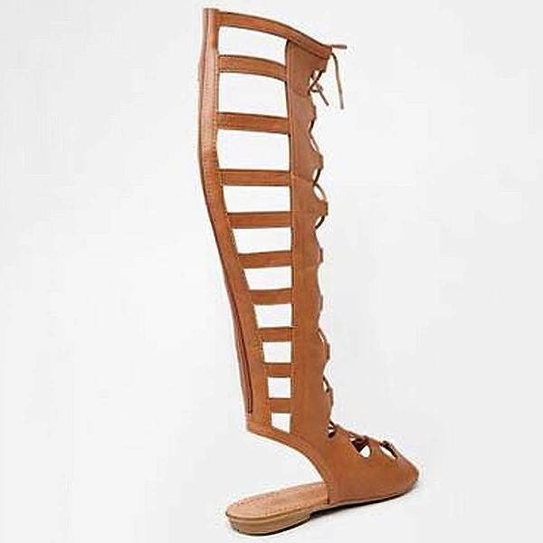 Women's White Real Leather Flat Heel Flats #LDB03030816