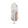 Women's White Patent Leather Stiletto Heel Pumps #LDB03030848