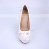 Women's White Patent Leather Stiletto Heel Pumps #LDB03030855