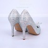 Women's Multi-color Sparkling Glitter Stiletto Heel Pumps #LDB03030860