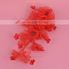Red Silk Flower Flowers & Feathers #LDB03020090