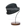 Black Wool Bowler/Cloche Hat #LDB03100007