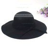 Black Wool Bowler/Cloche Hat #LDB03100033
