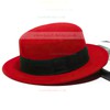 Black Wool Bowler/Cloche Hat #LDB03100037