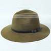 Black Wool Bowler/Cloche Hat #LDB03100040