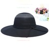 Black Wool Floppy Hat #LDB03100042