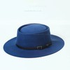 Blue Wool Bowler/Cloche Hat #LDB03100048