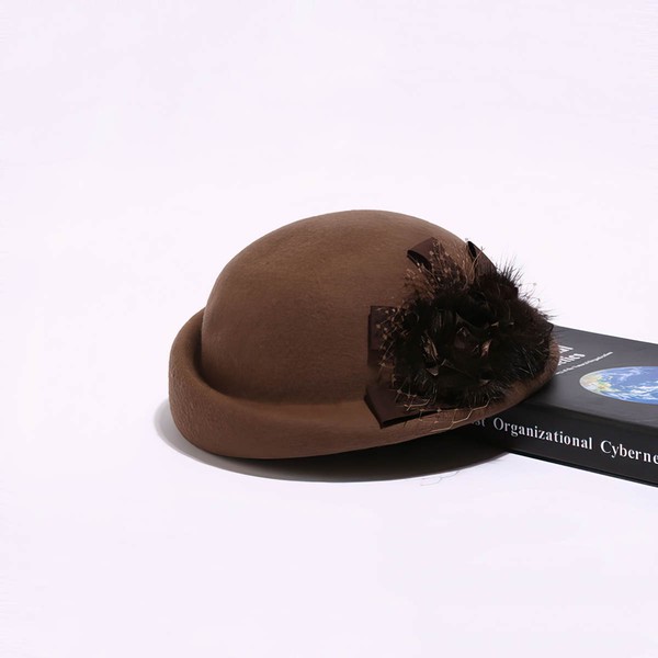 Black Wool Beret Hat #LDB03100049