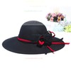 Black Wool Floppy Hat #LDB03100057