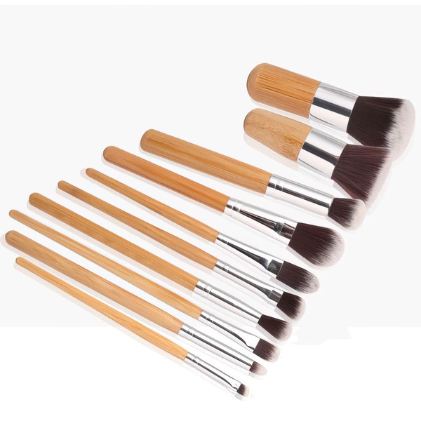 Nylon Professional Makeup Brush Set in 11Pcs