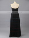 Black Floor-length Chiffon Crystal Detailing Designer Sweetheart Prom Dress #LDB02014876